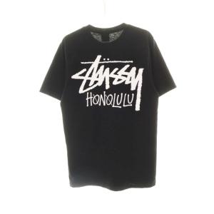 ステューシー STUSSY HONOLULU LIMITED S/S TEE BLACK Sサイズ ホノルル 限定 ロゴ 半袖 Tシャツ ブラック 黒 【ブランド古着ベクトル】260