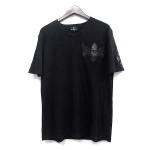 ビーアンビション Be Ambition Tシャツ L 黒 ブラック コットン サーマル ワッフル ...