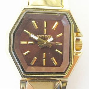 ディーゼル DIESEL DZ-5184 腕時計 2連 ブレスウォッチ ゴールド 茶文字盤 0115...