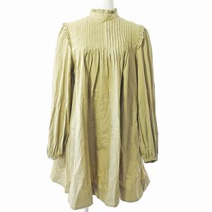 スライ SLY 21SS TUCK SMOCK タックスモック チュニックワンピース 長袖 フリル ...