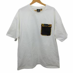 コロンビア Columbia ×ATMOS PM0724 Tシャツ 胸ポケット 迷彩 カモ柄 XL ...