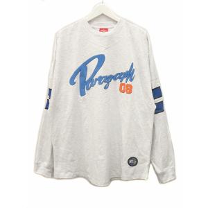 Paragraph パラグラフ 22SS Rugby Team LS T-shirt ロゴプリント ...