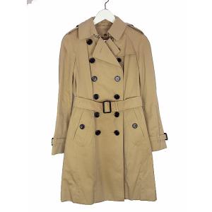 【美品】BURBERRY ダブル トレンチコート UK6 38サイズ バーバリー BURBERRY レディース ダブルトレンチコート 36 XS