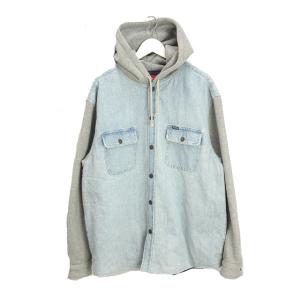 シュプリーム SUPREME 22AW Fleece Hooded Denim Shirt フリース...