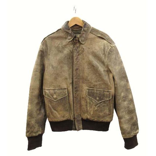 エルエルビーン L.L.BEAN 80s FLYING TIGER JACKET A-2タイプ レザ...