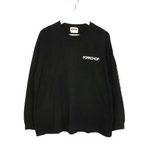 PORK CHOP GARAGE SUPPLY ポークチョップ プリント ロングスリーブ Tシャツ ...