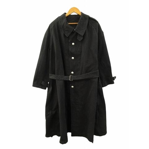 ヴィンテージ VINTAGE フランス軍 40s 50s M-35 モーターサイクルコート 後染めブ...