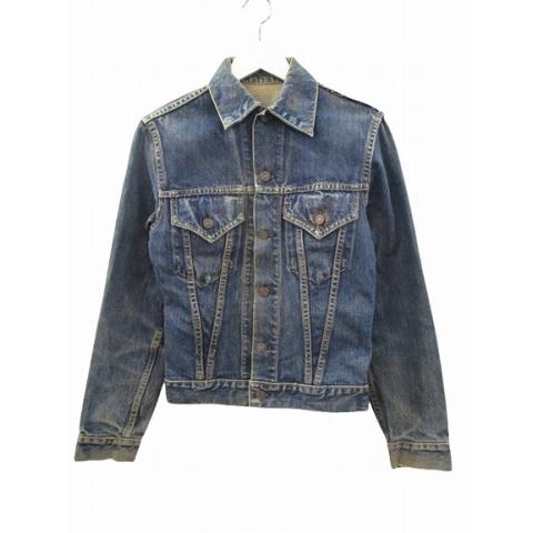 リーバイス Levi's 60s 557XX デニムジャケット 3rd オリジナル ボタン裏D 均等...