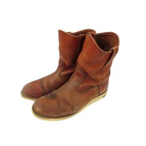 レッドウィング REDWING 90s 866 ペコスブーツ 緑犬タグ 92年 レザー ヴィンテージ...