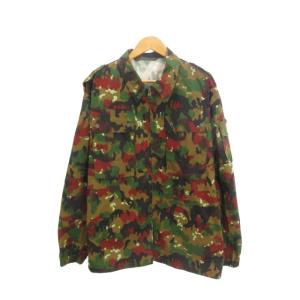 スイス軍 swiss army アルペンカモ フィールド ジャケット 52 グリーン系 ミリタリー ...