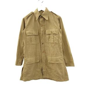 ヴィンテージ VINTAGE 40s イギリス軍 サファリ ブッシュジャケット エアーテックス Br...