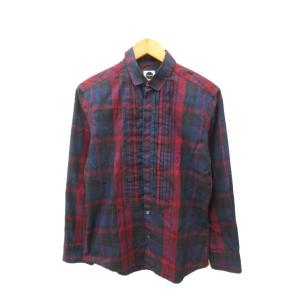 バグッタ Bagutta チェックシャツ スリムフィット SLIM FIT S マルチカラー 長袖 ...