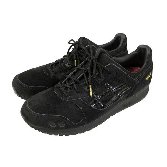 アシックス asics GEL-LYTE III OG JIMON BLACK/RICH GOLD ...