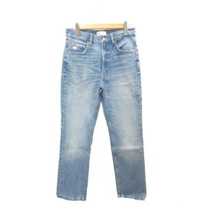 ザラ ZARA テーパード デニム パンツ ジーンズ USA6 ブルー系 ボトムス レディース