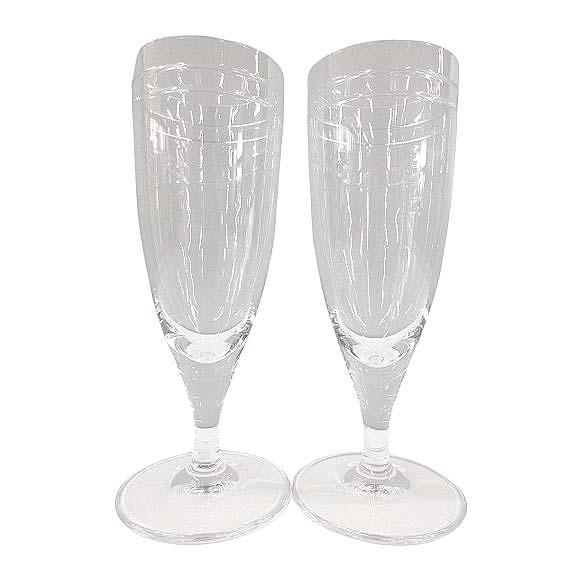 ティファニー TIFFANY &amp; CO. アトラス ピルスナー ペアグラス ビールグラス クリア ☆...