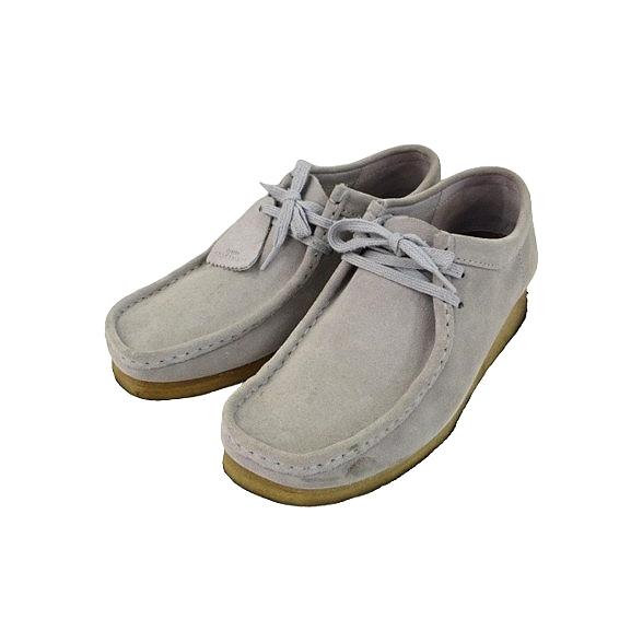 クラークス clarks ワラビー WALLABEE スウェードシューズ 21621 クールブルー ...