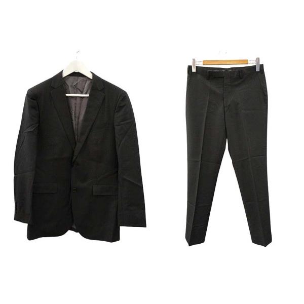 バーバリーブラックレーベル BURBERRY BLACK LABEL ストライプ セットアップ 2B...