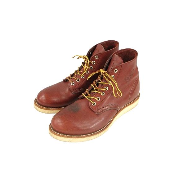 レッドウィング REDWING 9105 プレーントゥ アイリッシュセッター ワークブーツ ブラウン...