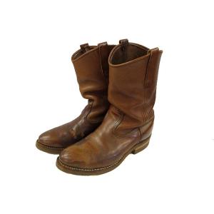 レッドウィング REDWING 80s 1155 ペコスブーツ プリント羽タグ レザー ヴィンテージ...