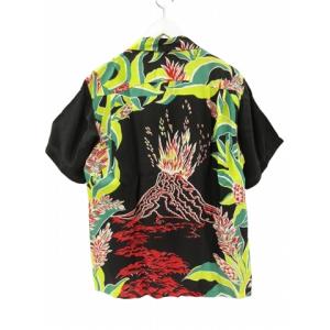 サンサーフ 東洋 SUN SURF アロハシャツ スペシャルエディション SS33566 ボルケーノ VOLCANO ブラック M メンズ