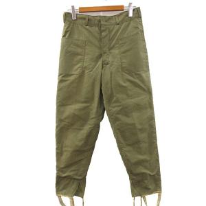 ヴィンテージ VINTAGE ルーマニア軍 ライディングパンツ ウィンターパンツ 裏起毛 防寒 ミリ...