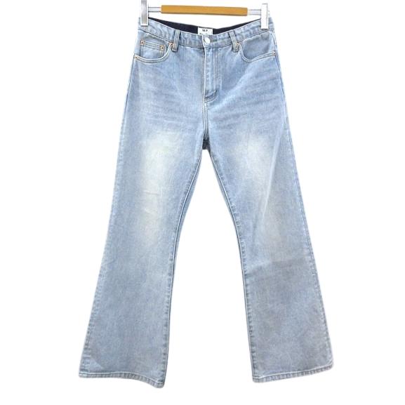 メイソンプリンス MASONPRINCE M.P Studios フレア デニム パンツ ブルー ボ...