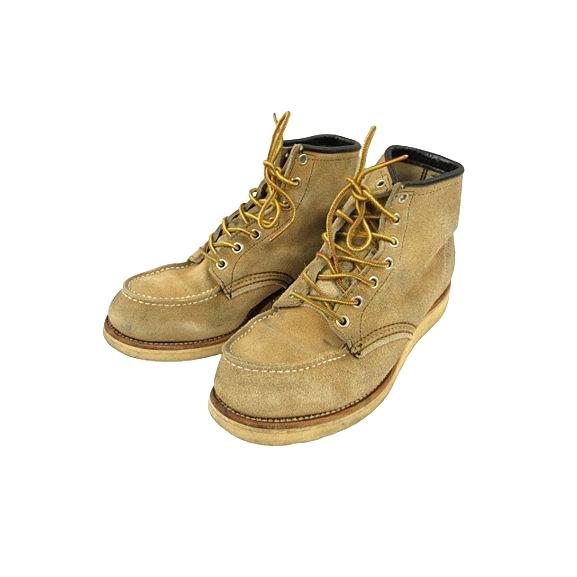 レッドウィング REDWING 90s 8173 四角犬タグ モックトゥ スウェード アイリッシュセ...
