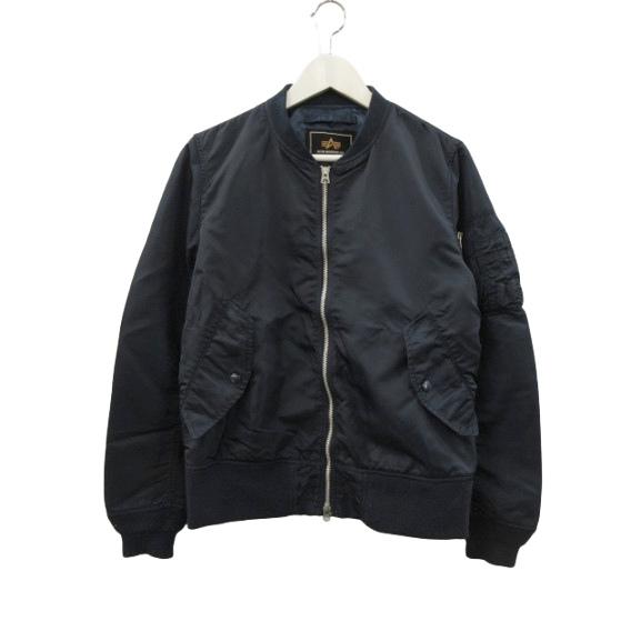アルファ ALPHA × URBAN RESEARCH別注 MA-1 フライトジャケット 長袖 ネイ...