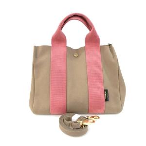 ヴィオラドーロ VIOLA d'ORO マイクロファイバースエードトート バッグ 2way ベージュ...