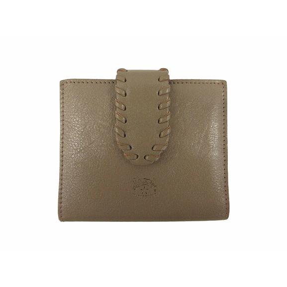 イルビゾンテ IL BISONTE 二つ折り財布 札入れ レザー SSW017PV0001 グレージ...