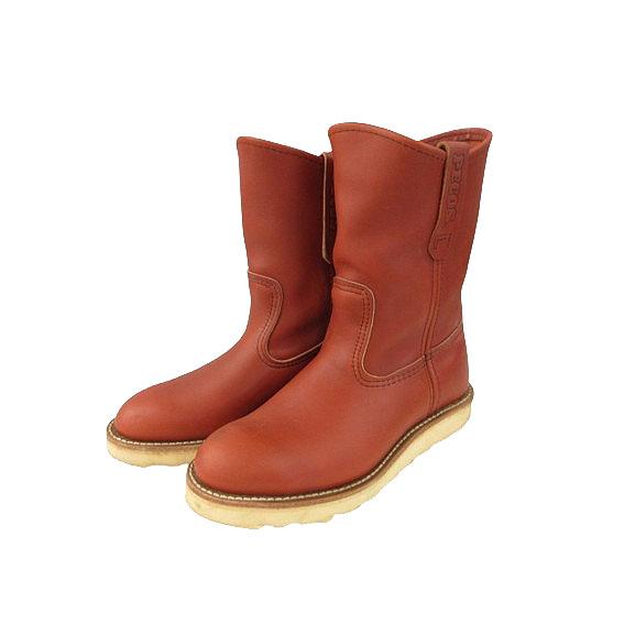 レッドウィング REDWING 8866 ペコスブーツ 07年製 レザー オロラセット 赤茶 5D ...
