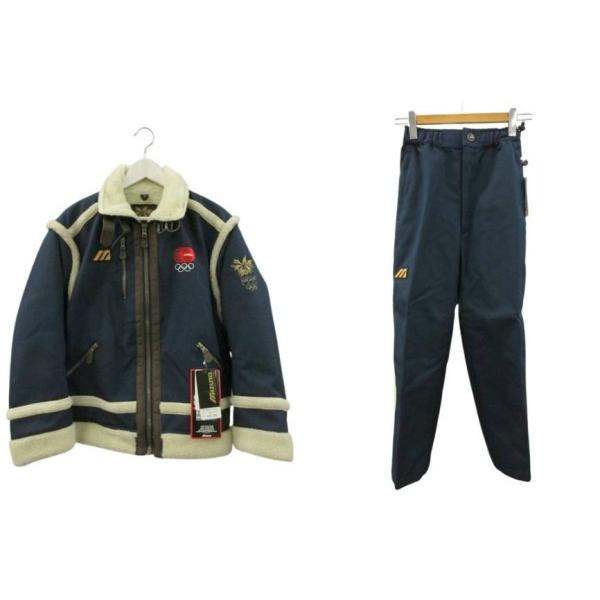 ミズノ MIZUNO 1998年長野冬季オリンピック日本選手団公式ボアジャケット パンツ セットアッ...