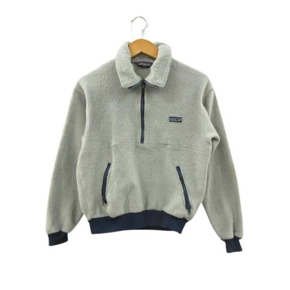 パタゴニア Patagonia 80s ハーフジップフリース プルオーバー USA製 三角タグ ヴィ...