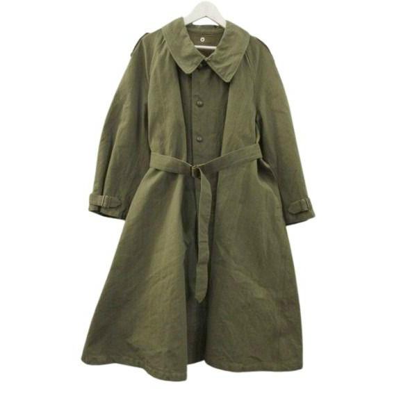 ヴィンテージ VINTAGE フランス軍 40s M35 モーターサイクルコート ユーロミリタリー ...