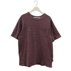 パタゴニア Patagonia ボーダーTシャツ オーガニックコットン ジャガード 52370 パープル L メンズ