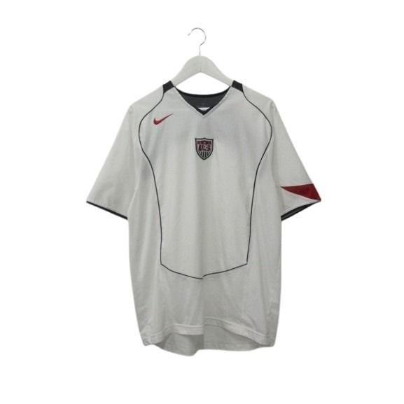 ナイキ NIKE サッカーゲームシャツ M 半袖 メッシュ カットソー アメリカ代表 トップス メン...