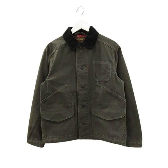 フィルソン FILSON キャンバス アウトフィッター ジャケット XS 墨黒 Canvas Out...