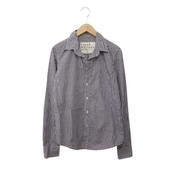 フランク&amp;アイリーン Frank&amp;Eileen ボタンシャツ XS 長袖 ブラウス ギンガムチェック...
