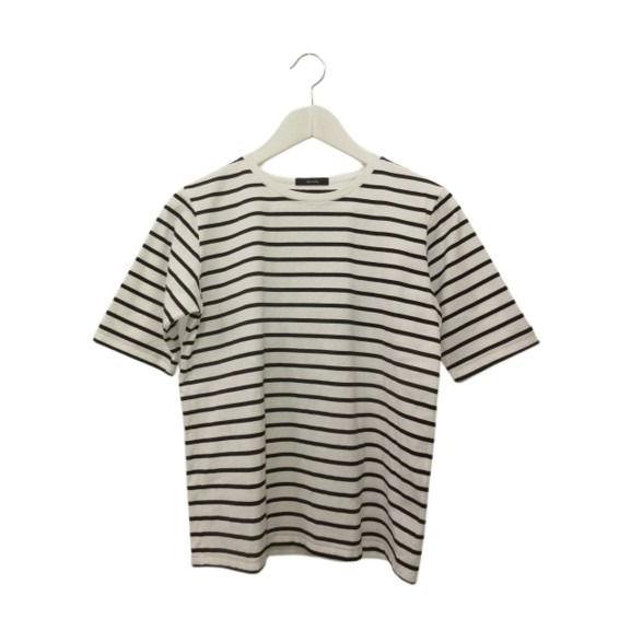 アルアバイル allureville BASIC T 2 Tシャツ 半袖 カットソー ボーダー ホワ...