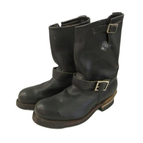 レッドウィング REDWING 2268 エンジニアブーツ 8D ブラック 08年製 スチールトゥ ...