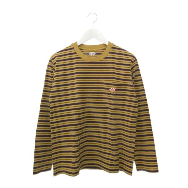 ダントン DANTON ポケット付きボーダーロングスリーブＴシャツ 38 カットソー 長袖 マスター...