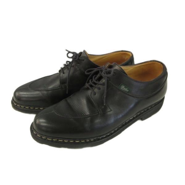 パラブーツ Paraboot アヴィニョン AVIGNON Uチップ シューズ 7.5 レザー ブラ...
