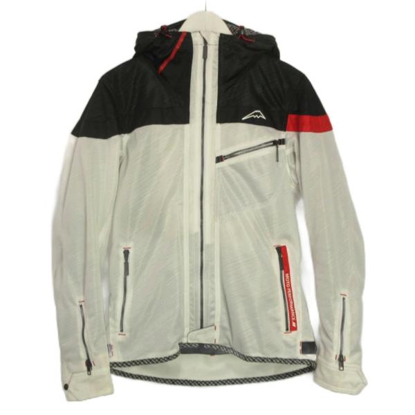 クシタニ KUSHITANI フルメッシュパーカージャケット L ホワイト 白 アウター 上着 バイ...