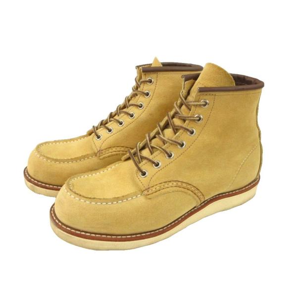 レッドウィング REDWING 8833 6インチ クラシックモック ブーツ 7.5 D スエード ...