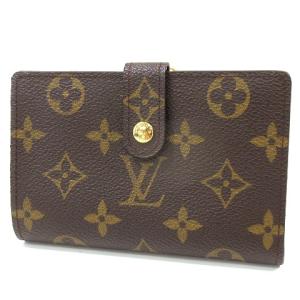 【中古】未使用品 ルイヴィトン  モノグラム ポルトモネ ビエヴィエノワ M61663 二つ折り 財布 がま口 小銭入れ ブラウン レディース 【ベクトル 古着】