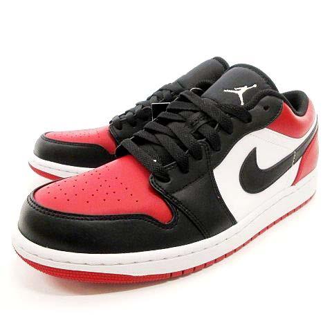 未使用品 ナイキ NIKE Air Jordan 1 Low &quot;Bred Toe&quot; 553558-6...