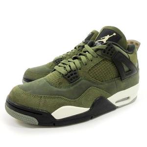 未使用品 ナイキ NIKE Air Jordan 4 Retro SE Craft &quot;Olive&quot; ...