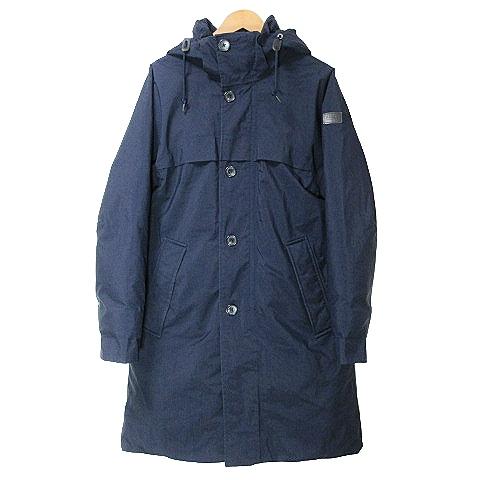 エーグル AIGLE ダウンコート アウター ロング アウトドア ウエア ジップアップ フーディー ...