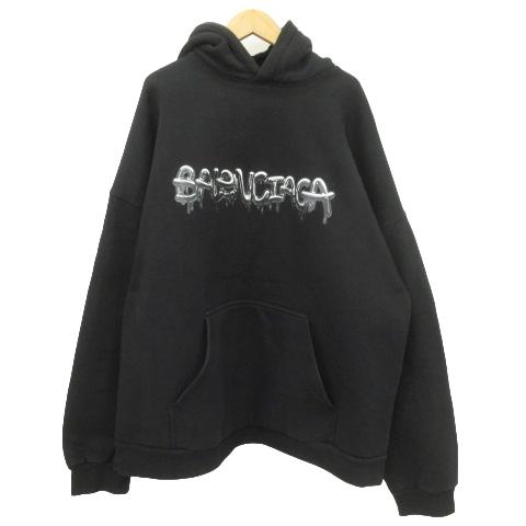 バレンシアガ BALENCIAGA 美品 22SS SLIME HOODIE WIDE FIT パー...