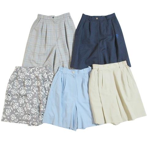 トラサルディ SPORT 5点 オールド ゴルフ ショートパンツ キュロット 花柄 チェック 無地 ...